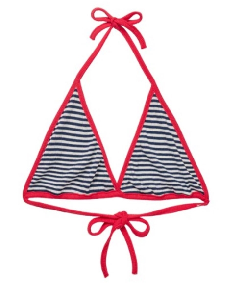 NØRGAARD PAA STRØGET BIKINI TOP MARINE/ECRU/RED